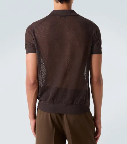 Tom Ford Polo in cotone e seta - Tom Ford - Modalova