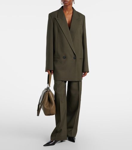 Double-breasted wool-blend blazer - Toteme - Modalova