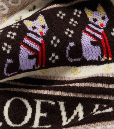 X Louis Wain - Sciarpa in misto lana - Loewe - Modalova