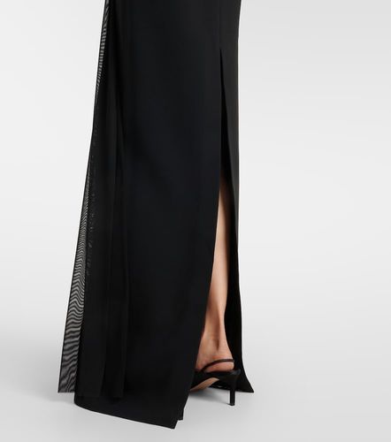 Abito bustier lungo con paillettes - David Koma - Modalova