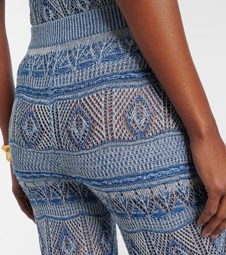 Pantalones flared de croché de algodón - Etro - Modalova
