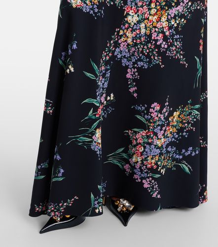 Abito lungo in charmeuse di misto seta - Dolce&Gabbana - Modalova