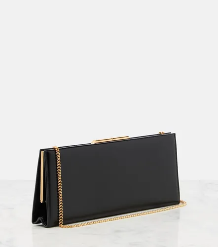 Midnight Small leather clutch - Saint Laurent - Modalova
