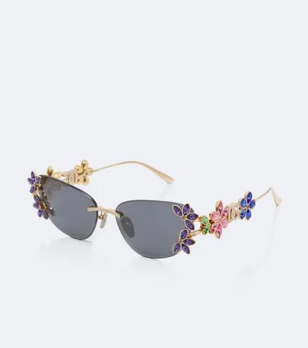 DG Crystals floral cat-eye sunglasses - Dolce&Gabbana - Modalova