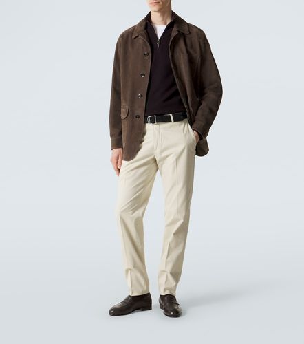 Pullover in cashmere e lana con zip - Brioni - Modalova