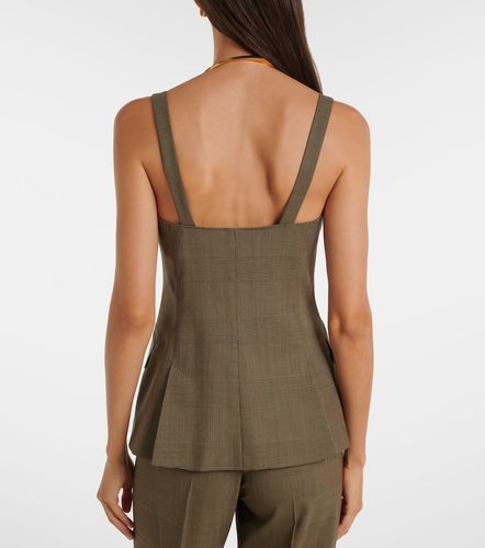 Max Mara Plaid virgin wool top - Max Mara - Modalova
