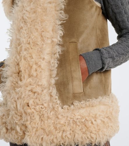 Etro Bestickte Weste mit Lammfell - Etro - Modalova