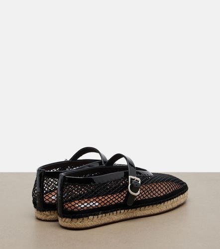 Alaïa Espadrillas in rete con pelle - Alaia - Modalova