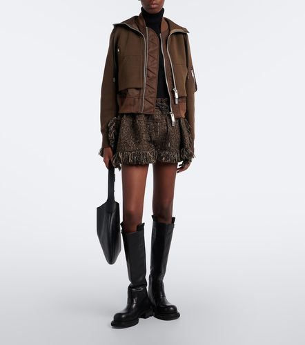 Sudadera con capucha en mezcla de algodón - Sacai - Modalova