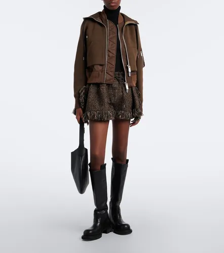 Sudadera con capucha en mezcla de algodón - Sacai - Modalova