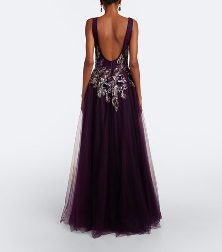 Vianna embellished tulle gown - Costarellos - Modalova