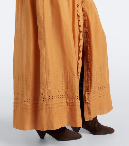 Gonna lunga Loraine in cotone con ricamo - Marant Etoile - Modalova