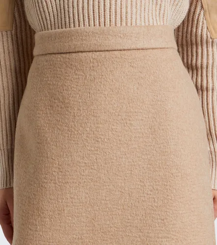 Minirock aus Kamelhaar und Mohair - Max Mara - Modalova