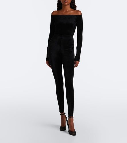 Alaïa Leggings in velluto - Alaia - Modalova