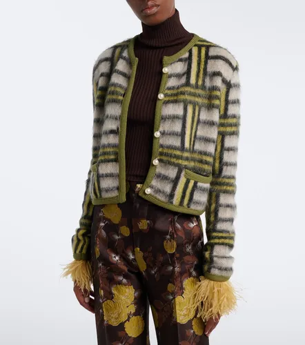 Cardigan Kells in misto lana e mohair - La DoubleJ - Modalova