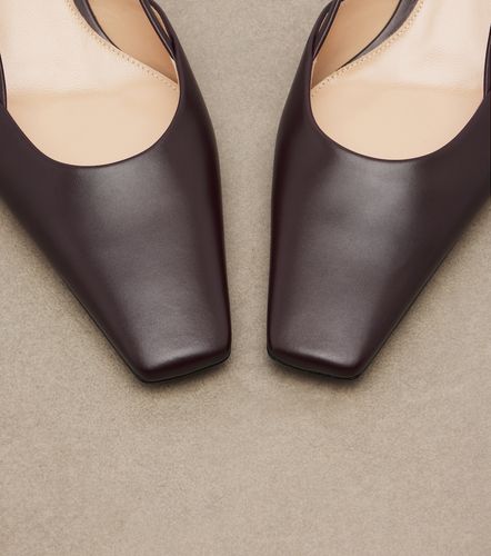 Leather slingback pumps - Gianvito Rossi - Modalova
