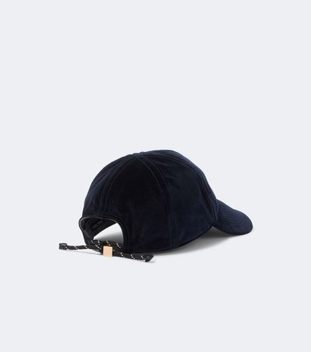 Gorra de terciopelo con logo - Miu Miu - Modalova