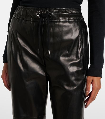 Pantalones rectos de piel - Brunello Cucinelli - Modalova