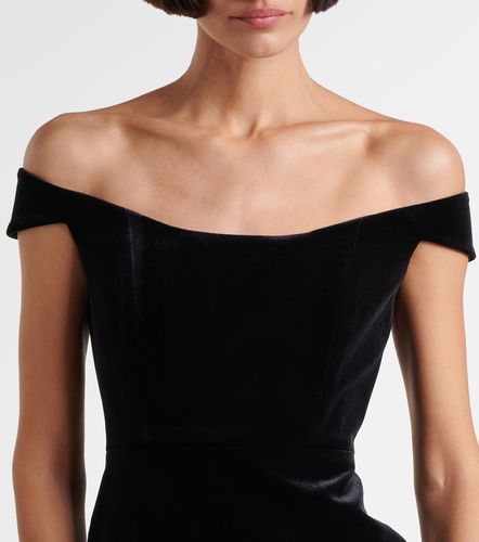 Vestido bustier de terciopelo - Alex Perry - Modalova