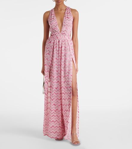 Mono con escote halter en zigzag - Missoni - Modalova