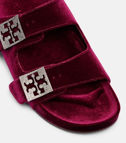 Mellow embellished velvet slides - Tory Burch - Modalova