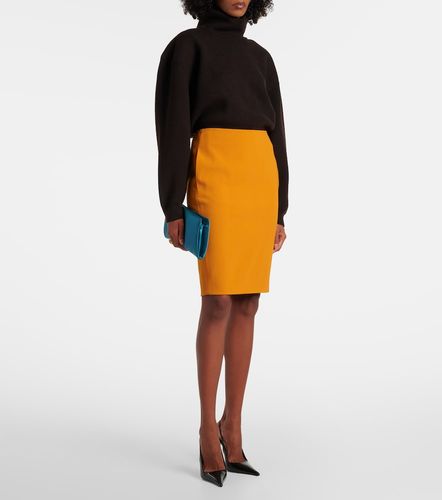 High-Rise-Bleistiftrock - Saint Laurent - Modalova