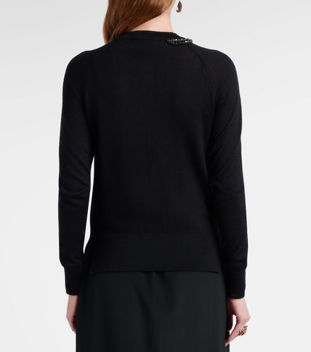 Embellished wool and silk cardigan - Simone Rocha - Modalova