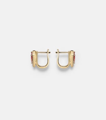 Pendientes Kite de oro de 14 ct con granate - Stone and Strand - Modalova