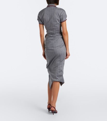 Abito midi Pulling in cotone a righe - Vivienne Westwood - Modalova