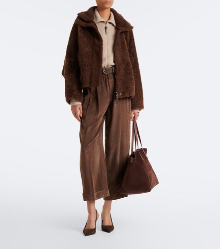 Pantaloni in velluto con pinces - Brunello Cucinelli - Modalova