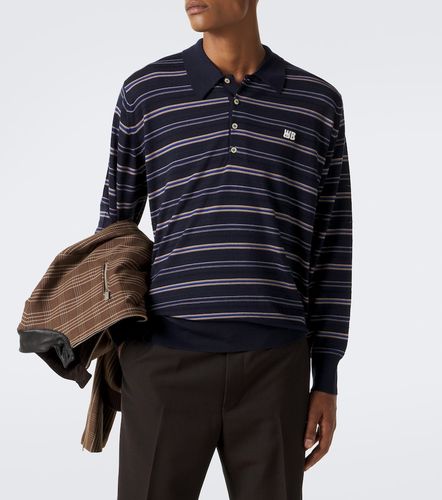 Pullover polo Beam in lana a righe - Wales Bonner - Modalova