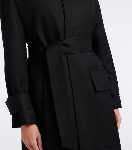 Philippa virgin wool twill trench coat - Victoria Beckham - Modalova