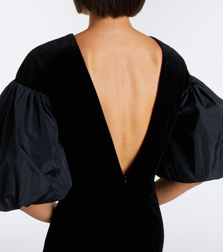 Vestido midi de terciopelo de algodón - Max Mara - Modalova
