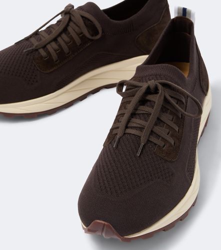 Fedeli Sneakers in maglia con suede - Fedeli - Modalova