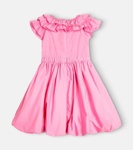 Vestido de algodón con volantes - Monnalisa - Modalova