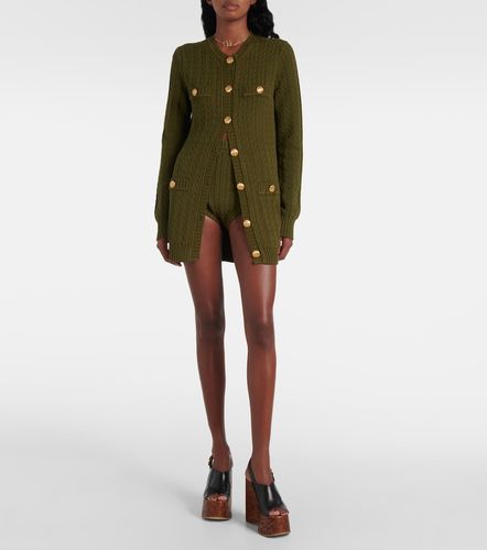 Cable-knit cotton-blend shorts - Chloe - Modalova