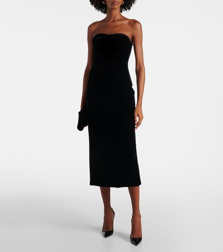 Sportmax Abito bustier in velluto - Sportmax - Modalova