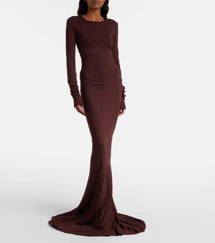 Vestido largo DRKSHDW Simple Edfu de jersey de algodón - Rick Owens - Modalova