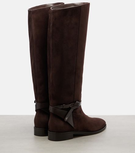 Lawton knotted suede knee-high boots - Jimmy Choo - Modalova