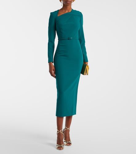 Vestido midi de crepé con cinturón - Roland Mouret - Modalova