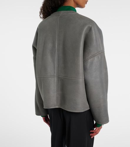 Pebble shearling-lined leather jacket - Loewe - Modalova