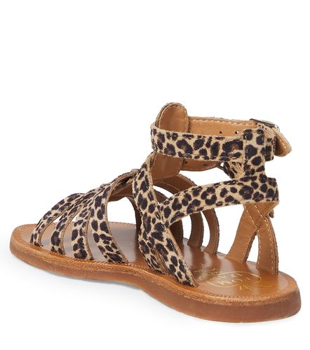 Sandalias Plagette Gladiator de ante - Pom d'Api - Modalova