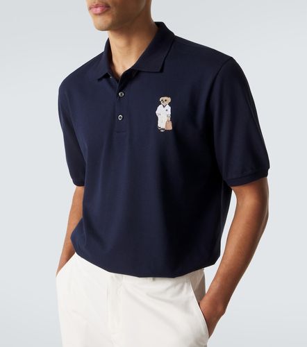 Polo de algodón y cachemir bordado - Ralph Lauren Purple Label - Modalova