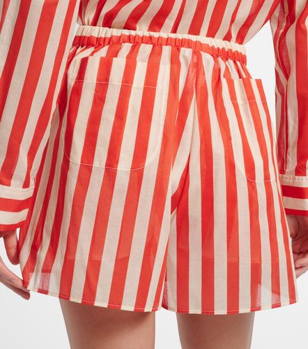 Shorts Twins de voile de algodón a rayas - Eres - Modalova