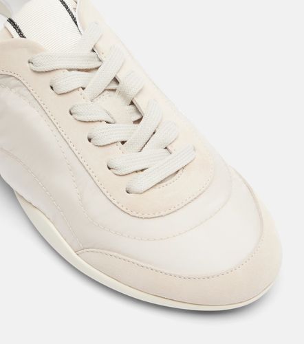 Sneakers Monili mit Veloursleder - Brunello Cucinelli - Modalova