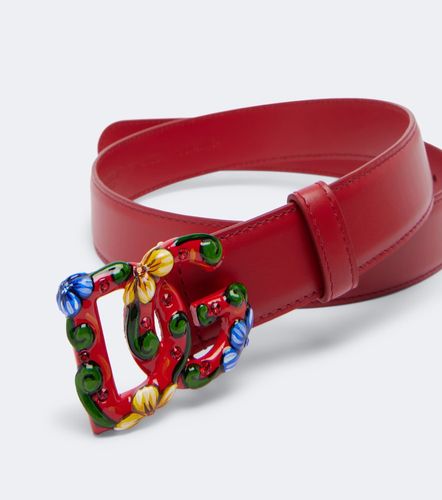 DG embellished leather belt - Dolce&Gabbana - Modalova