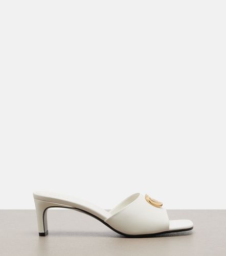 Gucci Double G leather mules - Gucci - Modalova