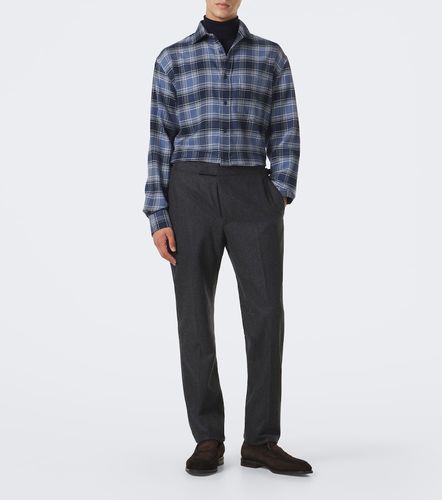 Camicia in cotone a quadri - Ralph Lauren Purple Label - Modalova
