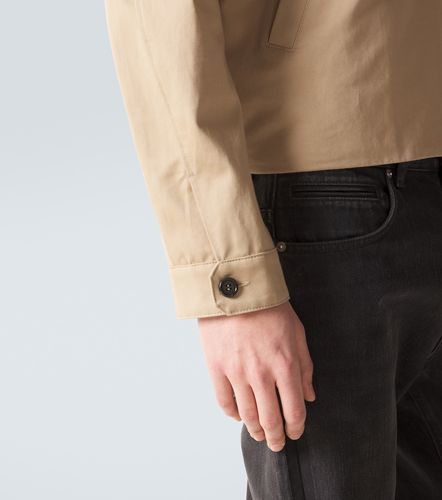 Chaqueta de sarga de algodón con logo - Givenchy - Modalova