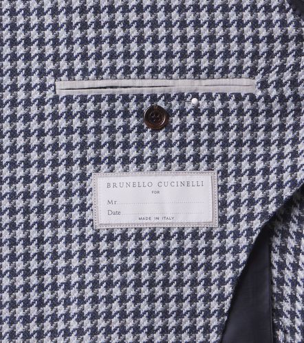 Houndstooth cashmere blazer - Brunello Cucinelli - Modalova